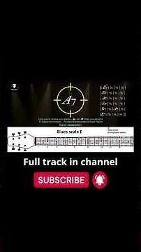 E Blues Rock Groove Jam Track #guitarpractice #backingtrack #bluesrock