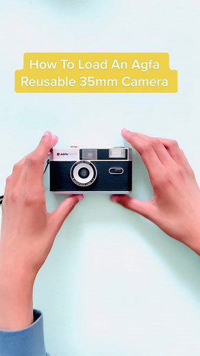 Loading an Agfa Reusable 35mm Film Camera
