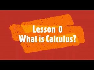 (廣東話港數) Calculus I | Lesson0 | What is Calculus?