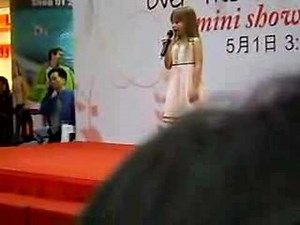 Connie Talbot in Hong Kong " I believe"