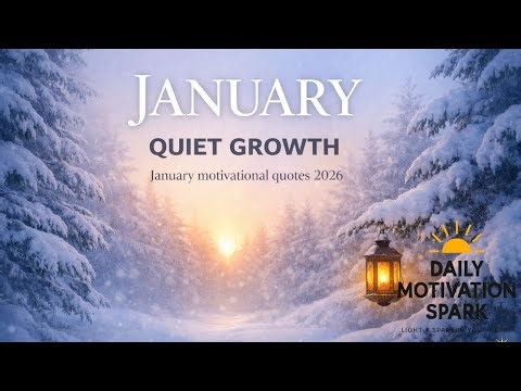 January Quiet Growth Quotes 2026 | Deep Motivation | Daily Motivation Spark