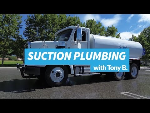 How to Hook Up Suction Plumbing on a Water Truck