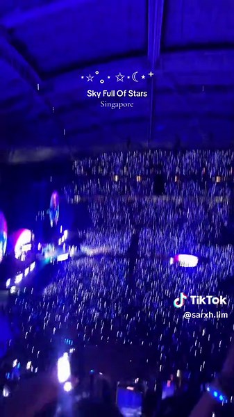 Coldplay Live Concert in Singapore 2024