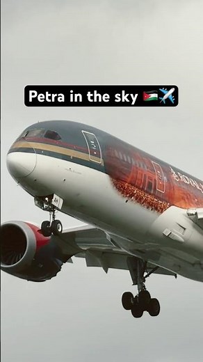 RARE Royal Jordanian “Petra” Dreamliner 🇯🇴 787-8 at Heathrow ✈️#aviation