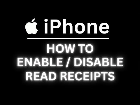 How to Enable or Disable Read Receipts on an iPhone | Easy iOS Tutorial
