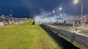 Jon and Chris were kind enough to eliminate any mosquito that might have snuck in the gates during the 16th annual Good Vibrations Funny Car Nationals at Keystone Raceway. Jon pocketed an extra $500 which he’ll allocate towards a new pair of rear shoes. A tribute to Darrel Webb, the Burnout King. | Good Vibrations Motorsports