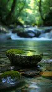 Relax Your Mind in 3 Minutes 🌊 Forest Water Sounds | 4K Nature Calm