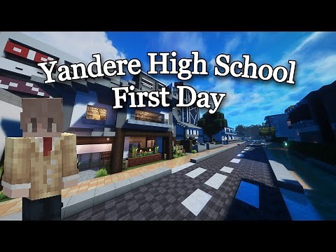 Yandere High School - FIRST DAY OF SCHOOL! (Minecraft Roleplay) #1