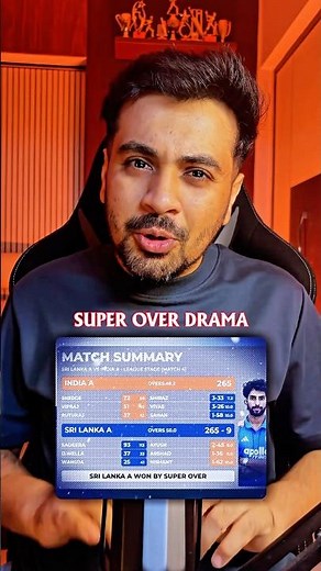 🚨ODI Super Over DRAMA🤯Tilak Varma Umpire Fight Angry India Lost Sri Lanka IND A vs SL A ODI 2026