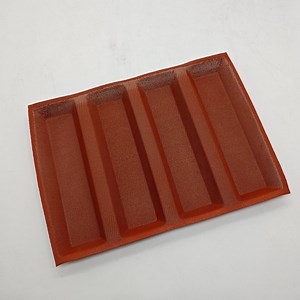 [Hot Item] Food Grade Big Rectangle Hot Dog Silicone Baking Mold