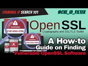 Criminal IP Search 101- How to Find Vulnerable OpenSSL Software