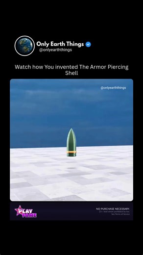 Only Earth Things on Instagram: "Engineers invented the armor-piercing shell by harnessing physics instead of sheer size — shaping hardened projectiles to focus kinetic energy into a tiny point on impact. By optimizing mass, velocity, and material strength, these shells could penetrate thick armor through momentum and shock, marking a turning point in military engineering — shared here strictly as historical and technological insight, not a how-to. #EngineeringHistory #ArmorPiercing #PhysicsInAc