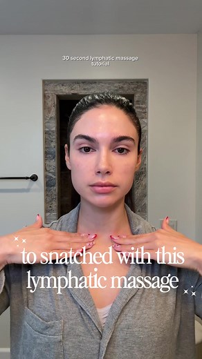 Lymphatic Drainage Face Massage Tutorial