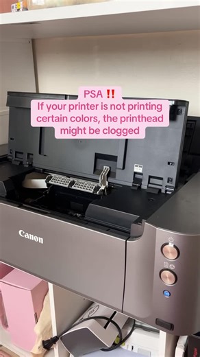 Teena  on Instagram: "One time, my inkjet printer wasn’t printing pink colors and I couldn’t figure out why. Apparently the printhead clogged with dry ink and the isopropyl alcohol fixed it instantly!  Now I do this all the time whenever I’m having ink problems."