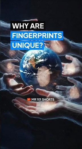 WHY ARE FINGERPRINTS UNIQUE? 🧬 (Science Explained)