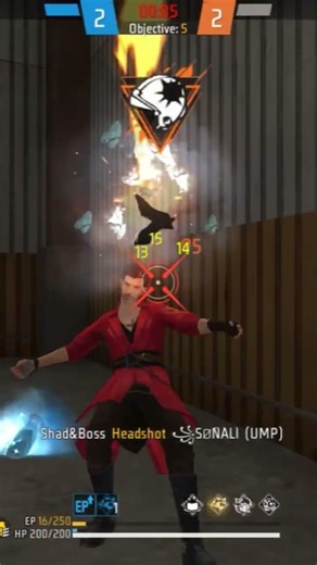 🔥 LONE WOLF UMP DEADLY HEADSHOT 💀 ONE TAP FINISH 😈 OP GAMEPLAY 🔥 #freefire #shortvideo #shorts