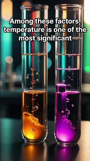 Unveiling the Influence of Temperature on Chemical Reaction Rates #science #temperature #reaction
