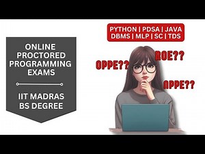What is OPPE | NPPE | ROE ?? IITM BS DEGREE | FOUNDATIONAL LEVEL | DIPLOMA LEVEL