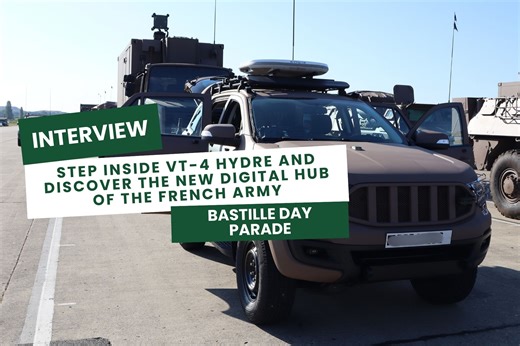 Step inside VT-4 Hydre tactical vehicle and discover the new digital hub of the French Army