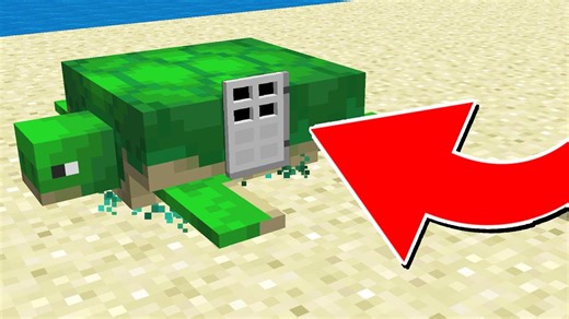 How to live inside a turtle in Minecraft
