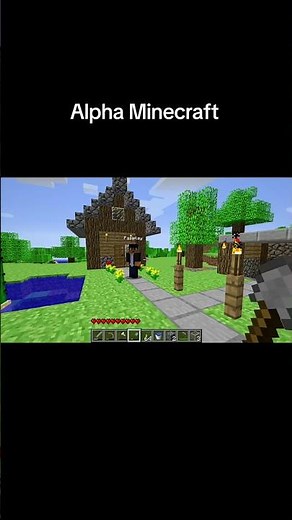 Minecraft Alpha Nostalgia Part 5 #Minecraft #nostalgia #minecraftshorts