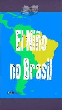 The phenomenon that can bring extreme rain to the South also causes drought in Northeast Brazil.