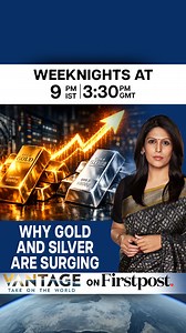 #VantageOnFirstpost: Gold, Silver Hit Record Highs Amid Iran Crisis, Federal Reserve Pressure Gold and silver have surged to record highs as global uncertainty intensifies. Gold crossed $4,600 an ounce for the first time, while silver climbed above $84. The rally reflects growing geopolitical tensions linked to unrest in Iran, warnings from US President Donald Trump, and fears of wider regional conflict. Markets are also reacting to concerns over the US Federal Reserve's independence after Chair