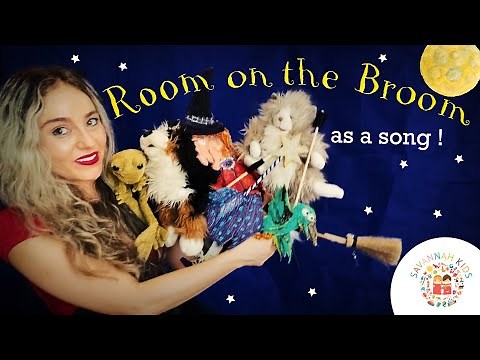 Room on the Broom Song Julia Donaldson Read Aloud Children's Storytelling Animation - Savannah Kids