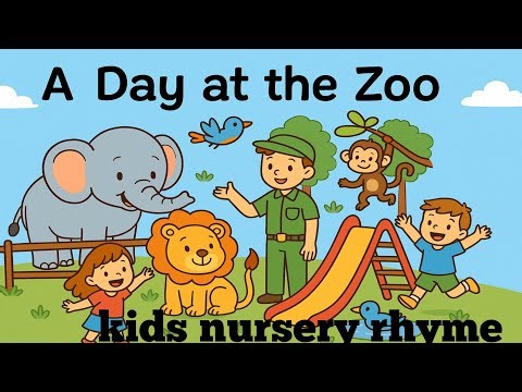 A Day at the Zoo | Fun Kids Poem with Cute Cartoon Animals#kidsyyc