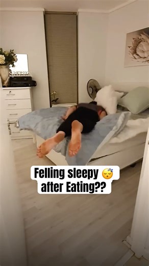 Do you also feel sleepy after eating? #food #nutrition #healthyliving