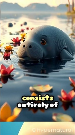 What is the primary diet of a manatee?