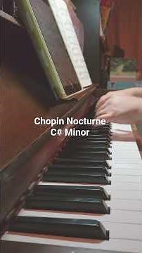 Chopin Nocturne No.20 in C Sharp Minor, Op. posth | 쇼팽 녹턴 20번
