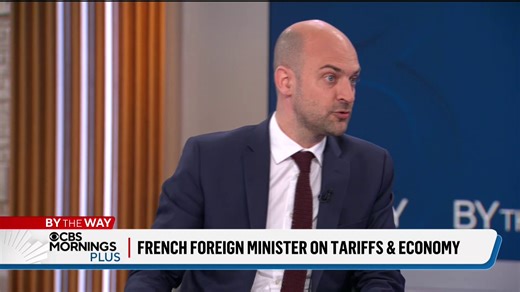 5.7K views · 30 reactions | “We need to avoid getting into trade wars that would lead us to get poorer on each side of the Atlantic”: French Foreign Minister Jean-Noël Barrot says that he hopes longtime international allies, France and the U.S., can continue to be “on the same side of history.” Barrot also says French leaders want to work with the Trump administration to make a trade deal that benefits Americans and Europeans. | CBS Mornings | Facebook