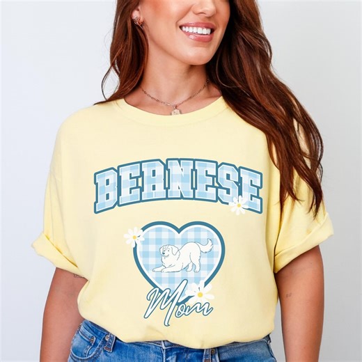 Bernese Mom Relaxed Fit T-shirt, Bernese Mountain Dog Mother's Day Gift From the Dog in Sizes S - 4XL - Etsy