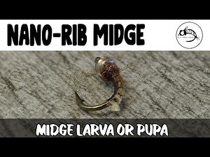 Fly Tying Tutorial: Nano Rib Midge: EXTRA slim midge pattern