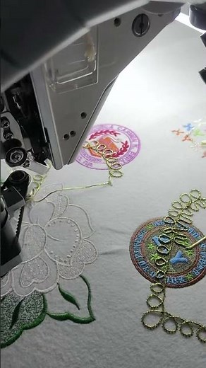 12 NEEDLES SINGLE HEAD EMBROIDERY MACHINE WITH CORDING DEVICE