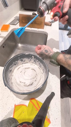 Just mixing some filler #diy #filler #howto