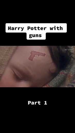 Harry Potter with guns. Part 1 ⚠️ fake gun ⚠️ #harrypotter #hogwarts #hogwartslegacy #meme #ron #hermione #harry #hagrid #harrypottertiktok