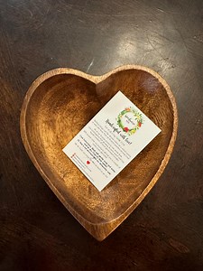 Individual Heart Shaped Bowls | Heart Bowl | Wooden Bowls| Heart Decor |smoothie Bowl | Home Kitchen Decor Gifts | Love Bowls | Dough Bowls - Etsy
