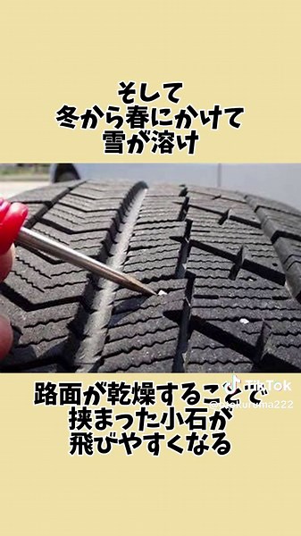 春の飛び石と車のガラス交換対策