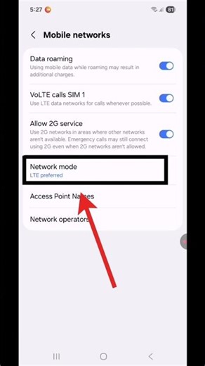 How to Change Mobile Network from 4G to 5G on Any Phone | Easy Method | #Shorts
