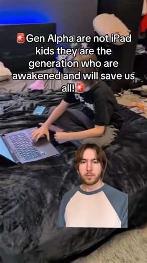 Charley Thomas Griffin on Instagram: "Gen Alpha are not iPad kids. They are the smartest generation they will save us all because they were born in a crumbling matrix and the veil has been lifted for them so honestly, they are our only hope."