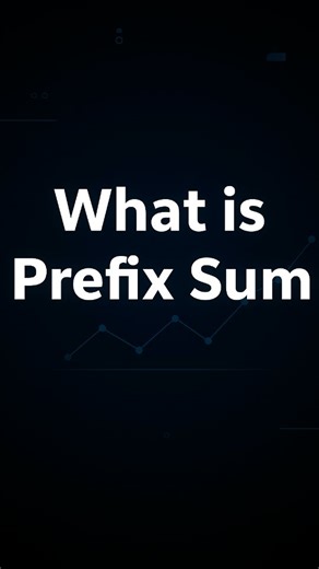 Govind Pothuraju on Instagram: "Day 39/200: The Power of Prefix Sum — The Trick Every Top Coder Knows! ⚡ Have you ever calculated the sum of elements in a subarray using two loops? That’s slow ❌ — let’s make it lightning fast ⚡ ✅ Prefix Sum Formula: prefix[i] = prefix[i-1] + arr[i] ✅ Query Example: To get sum from index l to r: prefix[r] - prefix[l-1] Example: Input: arr = [2, 3, 5, 1, 6] Prefix: [2, 5, 10, 11, 17] Sum(1,3) = prefix[3] - prefix[0] = 11 - 2 = 9 💡 Why it’s powerful: Speeds