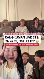 RANGKUMAN LIVE BTS SETELAH KONSER DAY 1 MADRID!✨ ada aja topik pembahasannya lompat sana sini sampe Jin simulasi gelut sama Jungkook😭 tapi gemess full senyum deh! Mana ada mention adek-adek Cortiss #bts_official_bighit #btslive #btsarmy #tiktoktainment #btsconcert