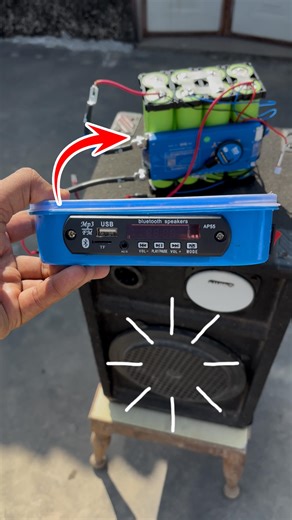 Mikushorts1 on Instagram: "Testing Amplifier With 12v Battery pack 🔋 #instagram #shorts #instareels❤️ #viralreels #youtube"