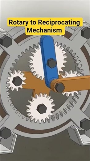 Rotary to reciprocating mechanism