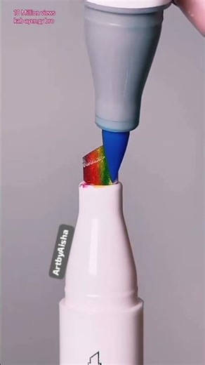 Rainbow 🌈 color Mixing ✨#shorts