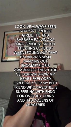 Dylan Sprouse Supports Endometriosis Awareness at VS Show