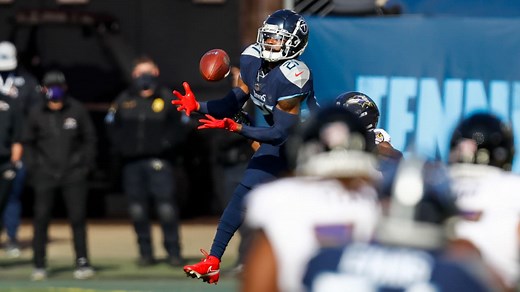 Malcolm Butler wins jump-ball INT off Lamar Jackson's deep ball
