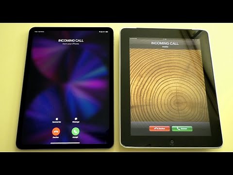 Apple iPad Pro 11 (2021) vs iPad 1 (2010) Incoming Calls
